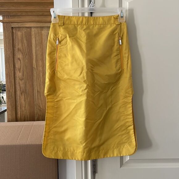 Remain Birger Christensen moi pencil  skirt cream gold yellow - Picture 6 of 12